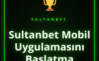 Akıllı telefonda Sultanbet Mobil Uygulamasını Başlatma işlemi.
