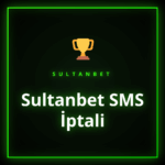Akıllı telefon ekranında Sultanbet SMS iptali işlemini yapan kişi